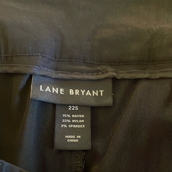 Lane Bryant- Black 4 Season Lane Bryant Plus Size 22S button up trousers. EUC. - Picture 5 of 5